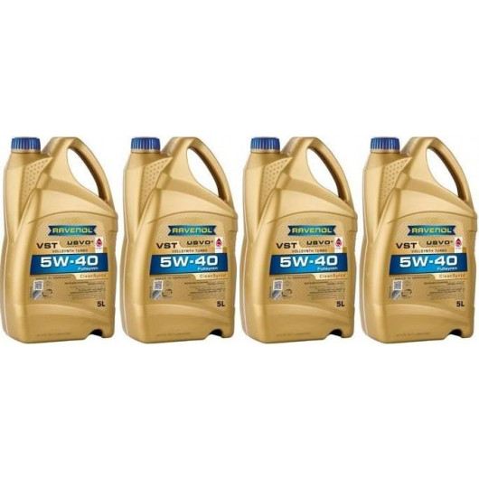 Ravenol VollSynth Turbo VST SAE 5W-40 Motoröl 4x 5 = 20 Liter