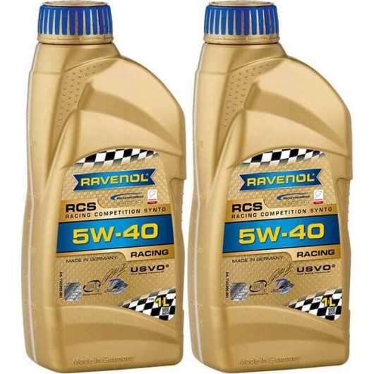 Ravenol RCS Racing Competition Synto SAE 5W-40 Motoröl 2x 1l = 2 Liter