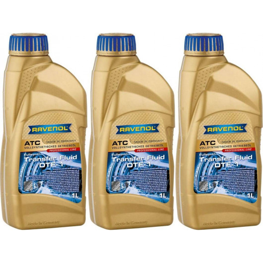 RAVENOL Getriebeöl ATC Transfer Fluid DTF-1 1 Liter 3x 1l = 3 Liter