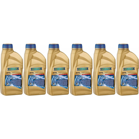 RAVENOL Getriebeöl ATC Transfer Fluid DTF-1 1 Liter 6x 1l = 6 Liter