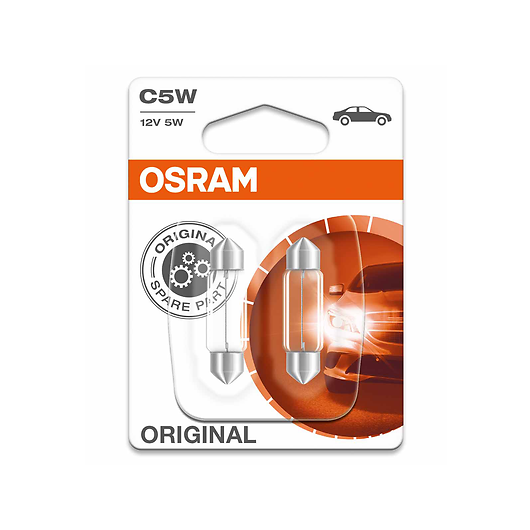 Osram C5W 12V 5W SV8,5-8 soffitte 2st. Blister Osram