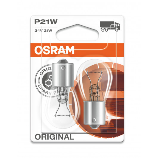 Osram P21W 24V 21W BA15s 2st. Blister Orginal Osram