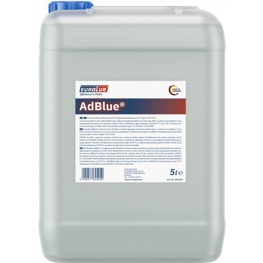 Eurolub AdBlue Harnstofflösung 5l Kanne mit Ausgießer