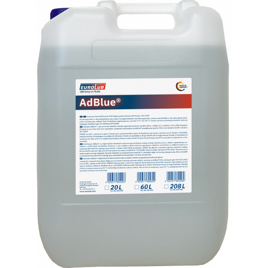 EUROLUB AdBlue Harnstofflösung 20l Kanne mit Ausgießer