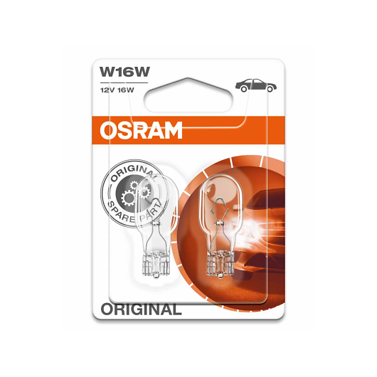 Osram W16W 12V 16W W2,1x9,5d 2st. Blister Osram