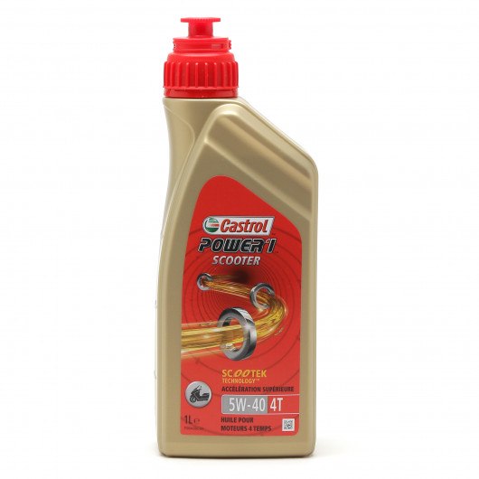 Castrol Power 1 Scooter 4T Motorrad Motoröl 5W-40 1l