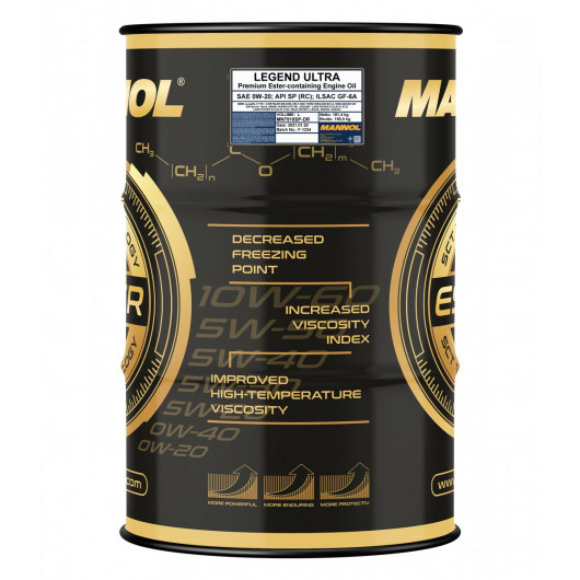 MANNOL 7918 LEGEND ULTRA SAE 0W-20 208L