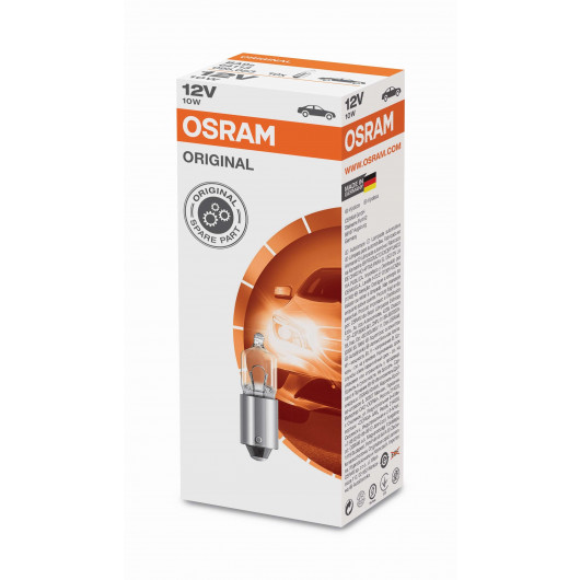 OSRAM 64113 Original 12V 10W Metallsockel Folding Box