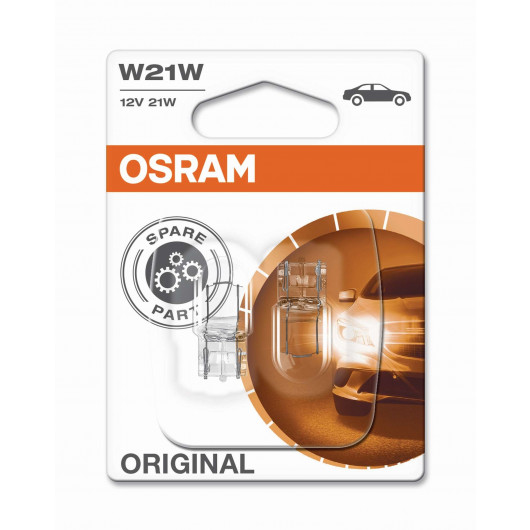 OSRAM 7505-02B Original W21W 12V Double Blister