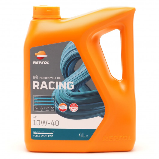 Repsol Motorrad Motoröl MOTO RACING 4T 10W40 4 Liter