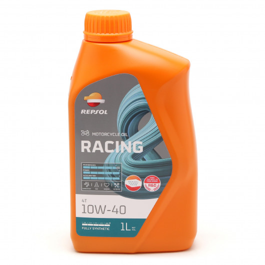 Repsol Motorrad Motoröl MOTO RACING 4T 10W40 1 Liter