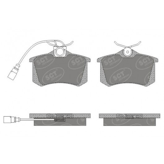 SCT Bremsbeläge SP616PR