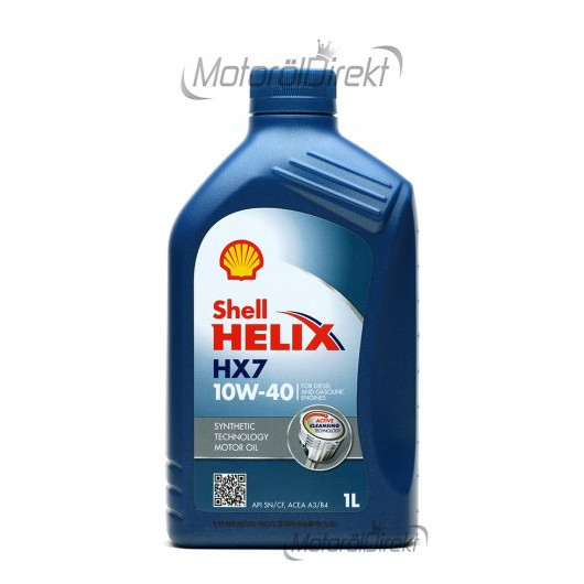 Shell Helix HX7 10W-40 Diesel & Benziner Motoröl 1Liter