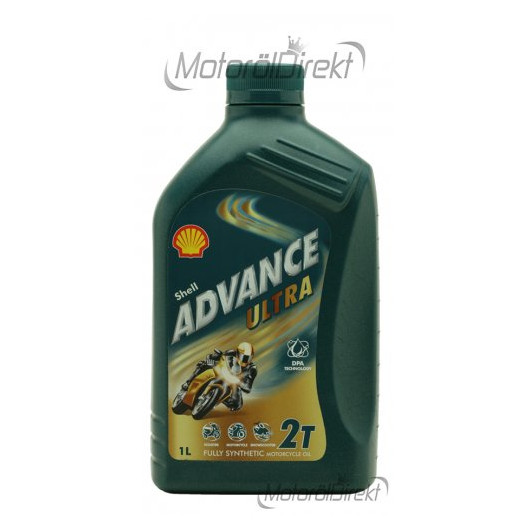 Shell Advance Ultra 2T vollsynthetisches Motorrad Motoröl 1l