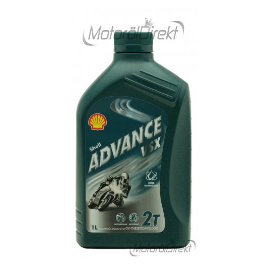 Shell Advance VSX 2T teilsynthetisches Motorrad Motoröl 1l
