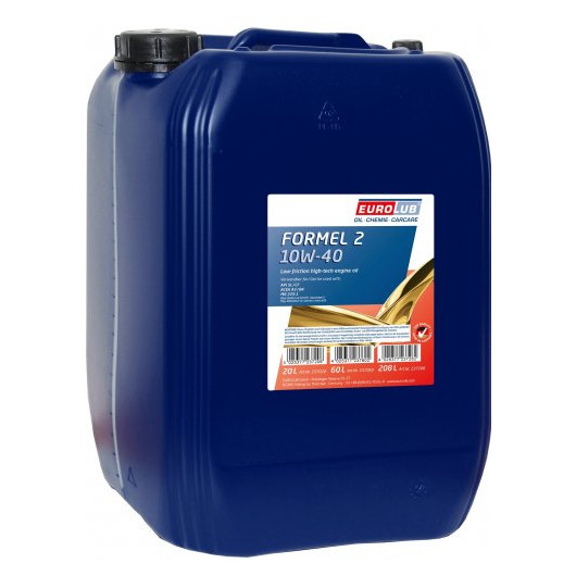 Eurolub Formel2 10W-40 Diesel & Benziner Motoröl 20Liter Kanister