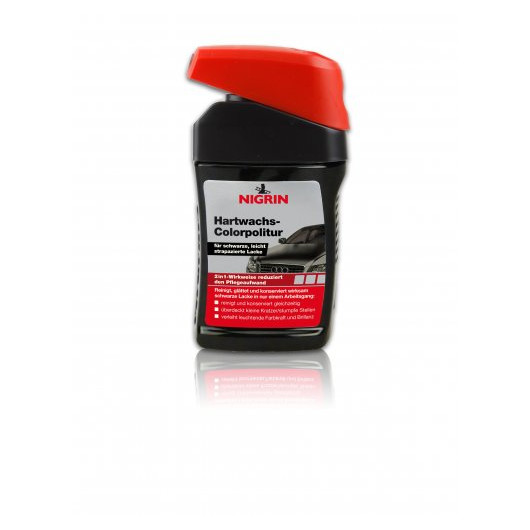 Nigrin Hartwachs-Colorpolitur schwarz 300ml