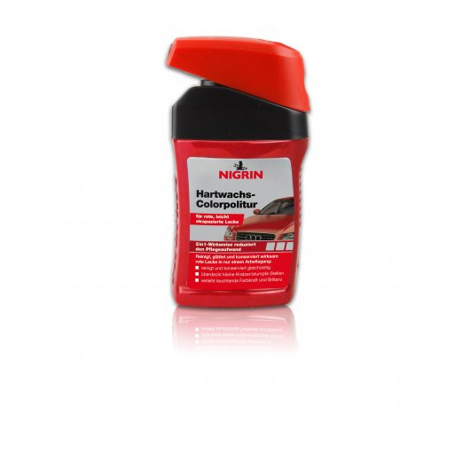 Nigrin Hartwachs-Colorpolitur rot 300ml