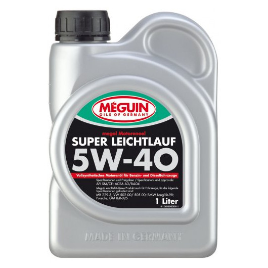 Meguin megol Motoröl Super Leichtlauf 5W-40 (vollsynth.) 1l