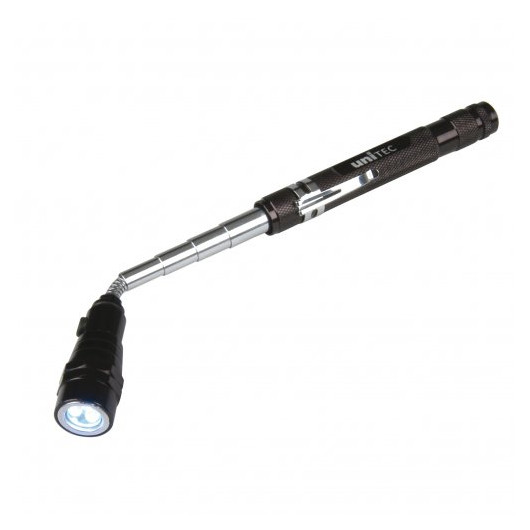 LED Teleskop Taschenlampe mit Magnet