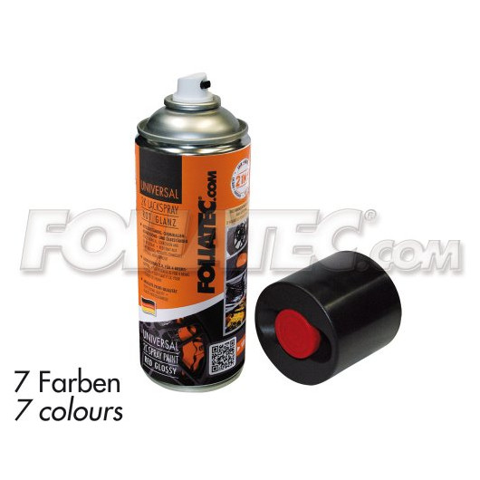 Foliatec Universal 2K Lackspray, rot glänzend