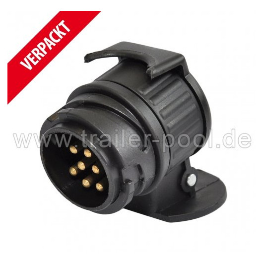 Trailer Pool Super-Miniadapter von 13 auf 7 Pol  SB-verpackt