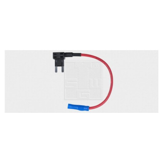 Sicherungshalter für Flachstecksicherungen Mini, mit Kabel 15A / 1,5mm² 1Stk.