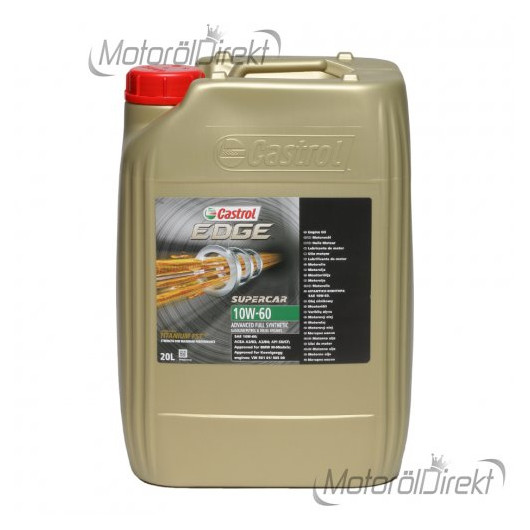 Castrol Edge 10W-60 Supercar Motoröl 20l Kanister