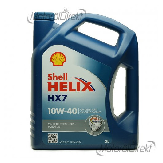 Shell Helix HX7 10W-40 Motoröl 5l