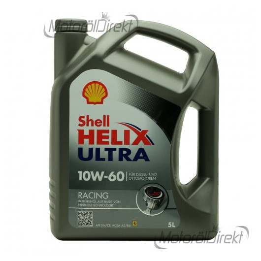 Shell Helix Ultra Racing 10W-60 Motoröl 5l Kanne
