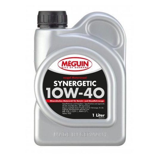 Meguin megol 6332 Diesel & Benziner Motoröl Synergetic SAE 10W-40 1Liter