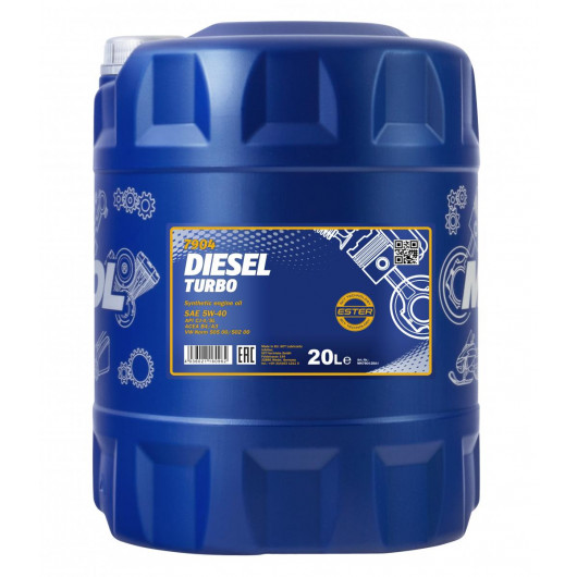 MANNOL Diesel Turbo 5W-40 Motoröl 20l Kanister