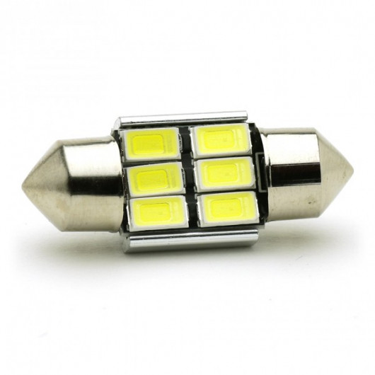 LED Soffitte C5W 31mm 6x 5630 SMD Weiß Canbus