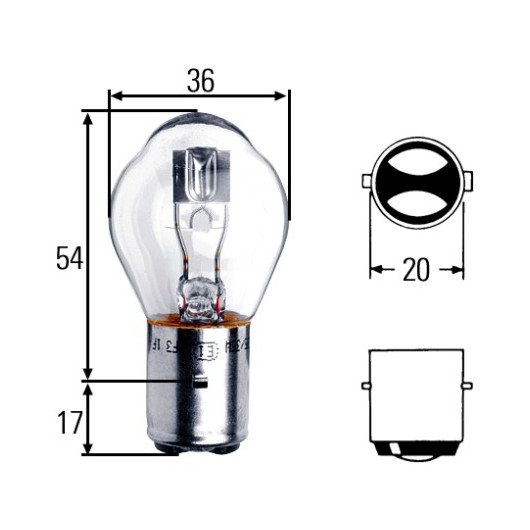 HELLA Glühlampe, Hauptscheinwerfer