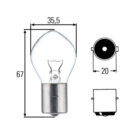 HELLA Glühlampe, Arbeitsscheinwerfer