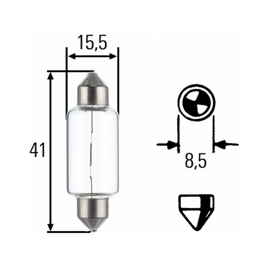 HELLA Glühlampe, Rückfahrleuchte