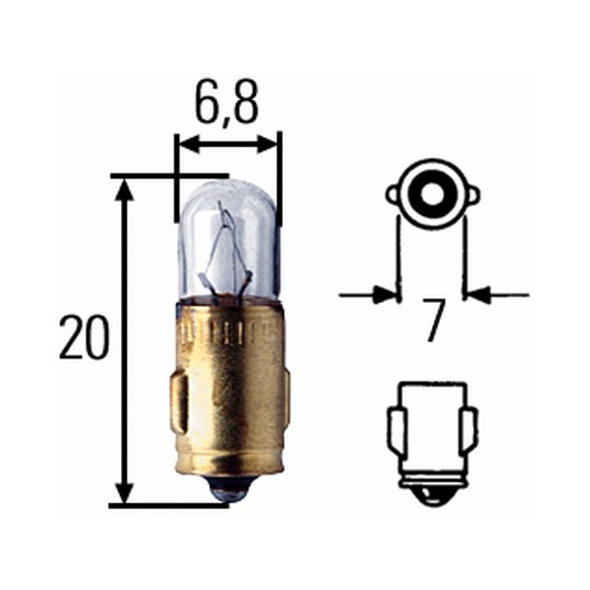 HELLA Glühlampe, Innenraumleuchte