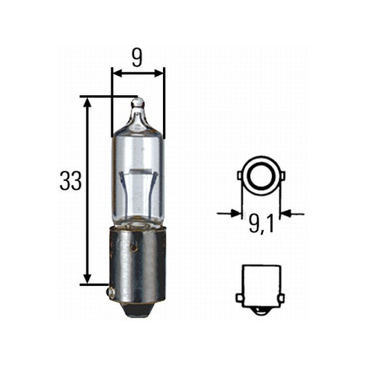 HELLA Glühlampe, Park-/Positionsleuchte