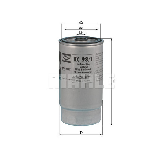 MAHLE Kraftstofffilter