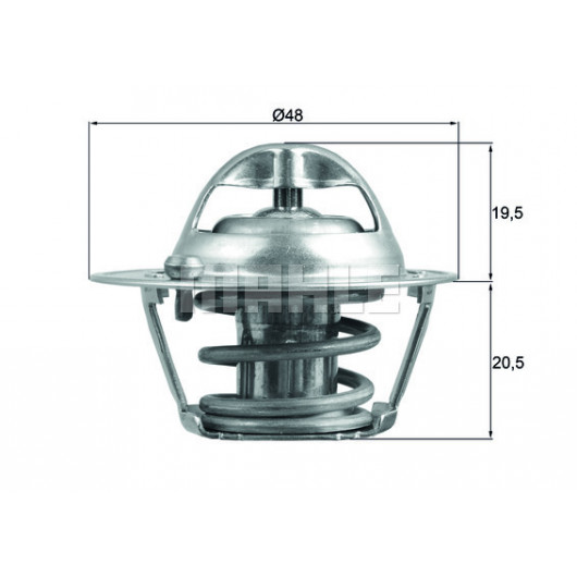 MAHLE Thermostat, Kühlmittel