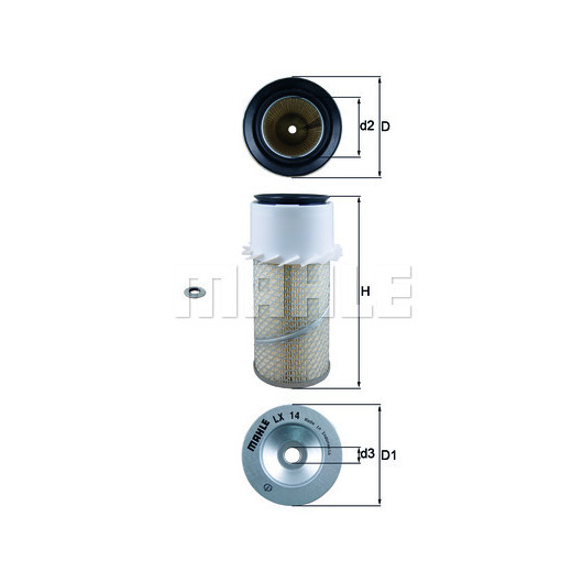 MAHLE Luftfilter