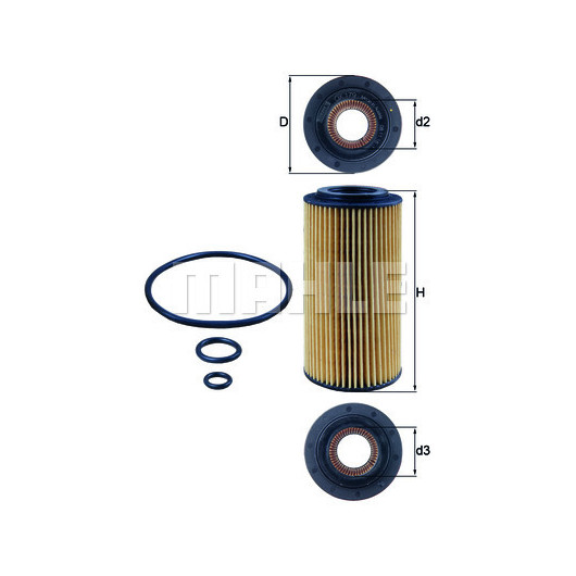 MAHLE Ölfilter