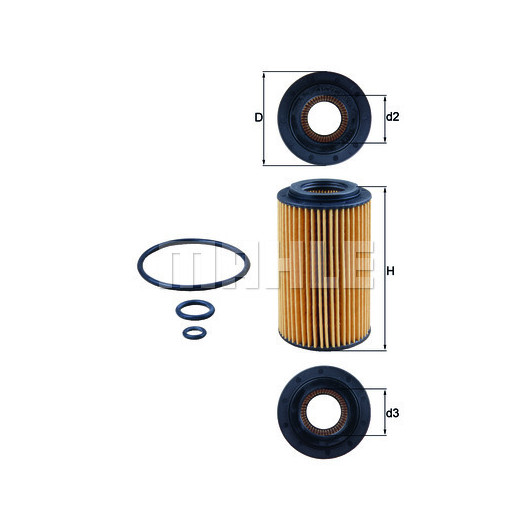 MAHLE Ölfilter