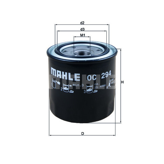 MAHLE Ölfilter