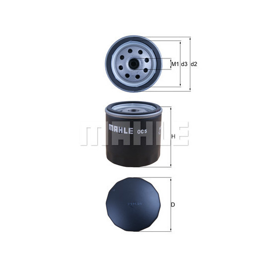 MAHLE Ölfilter
