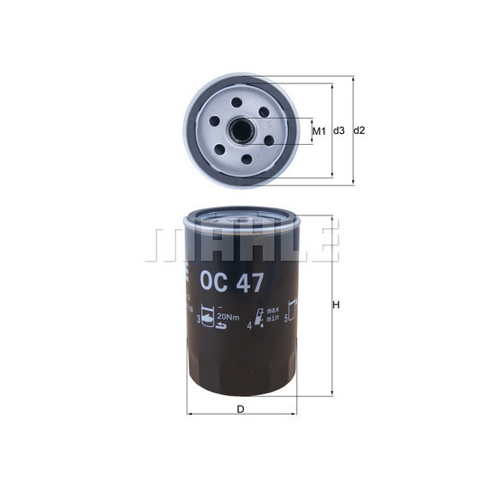 MAHLE Ölfilter