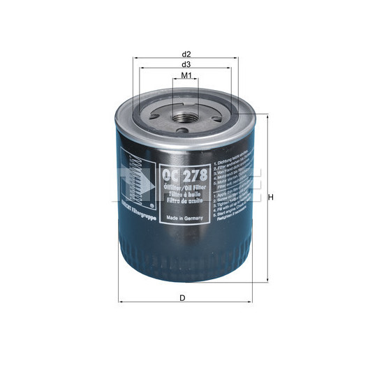 MAHLE Ölfilter