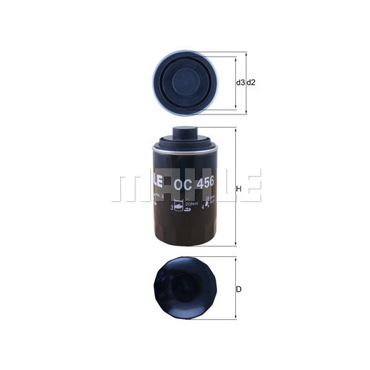 MAHLE Ölfilter