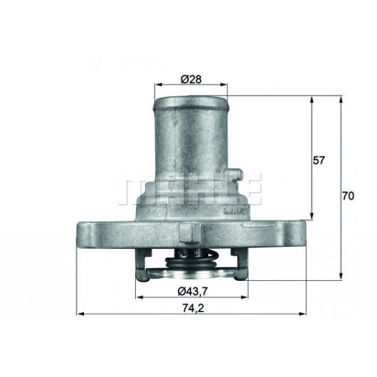 MAHLE Thermostat, Kühlmittel