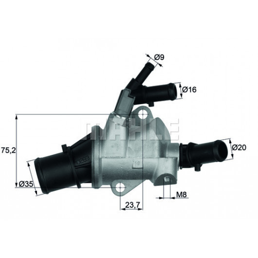 MAHLE Thermostat, Kühlmittel